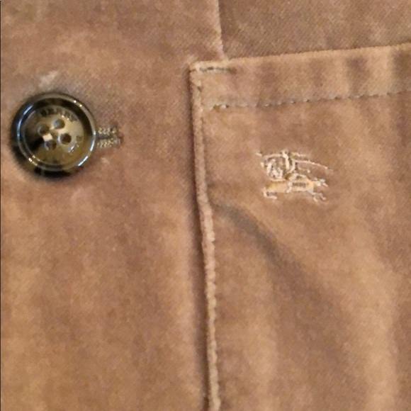 BURBERRY Baby Boy Brown Velvet Blazer 18 M NWOT - Picture 2 of 8